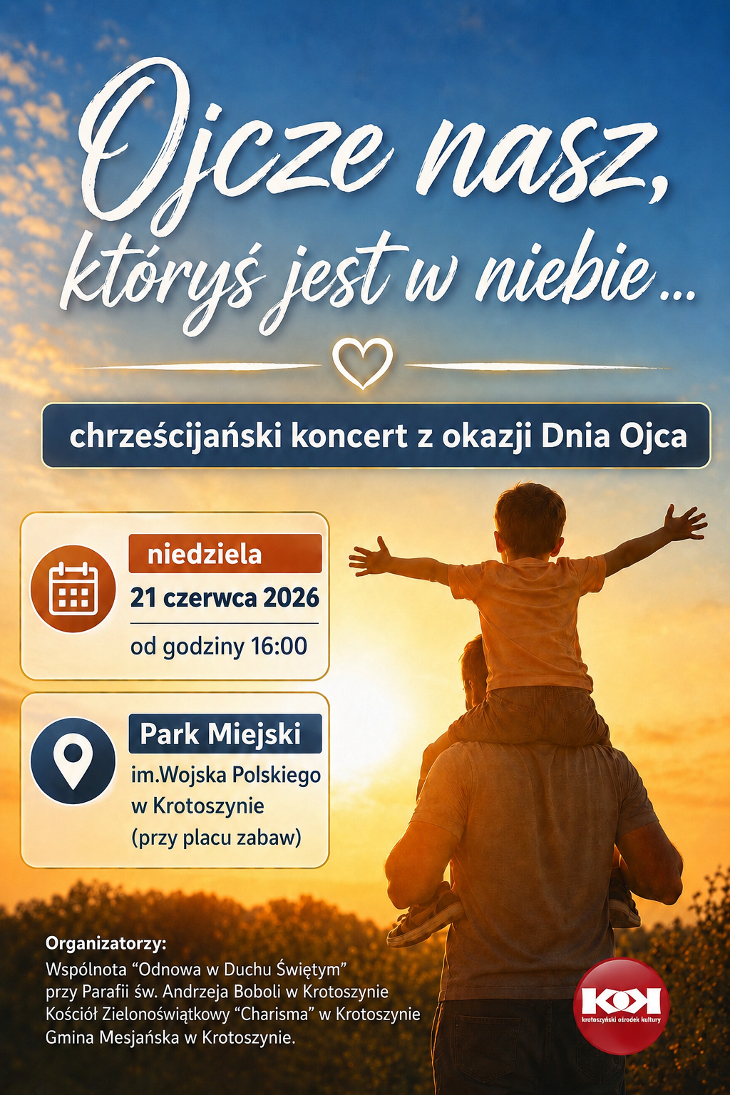 Plakat wydarzenia Ojcze nasz, któryś jest w niebie